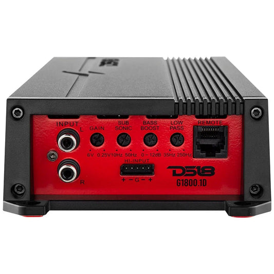 DS18 G1800.1D GEN-X Class D amplifier — left side