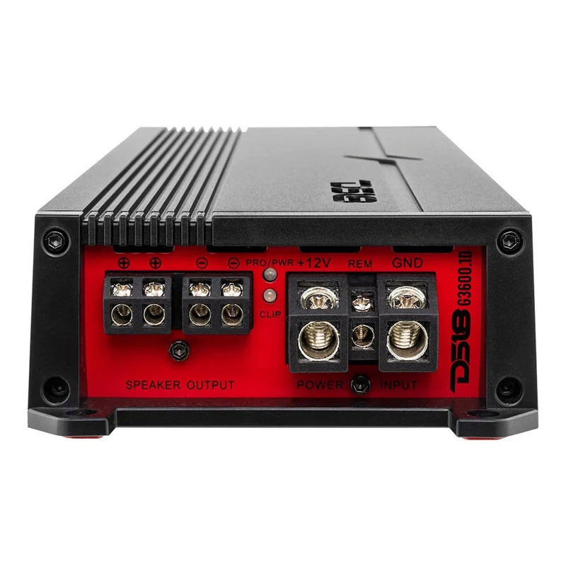 DS18 G3600.1D GEN-X Class D amplifier — right side